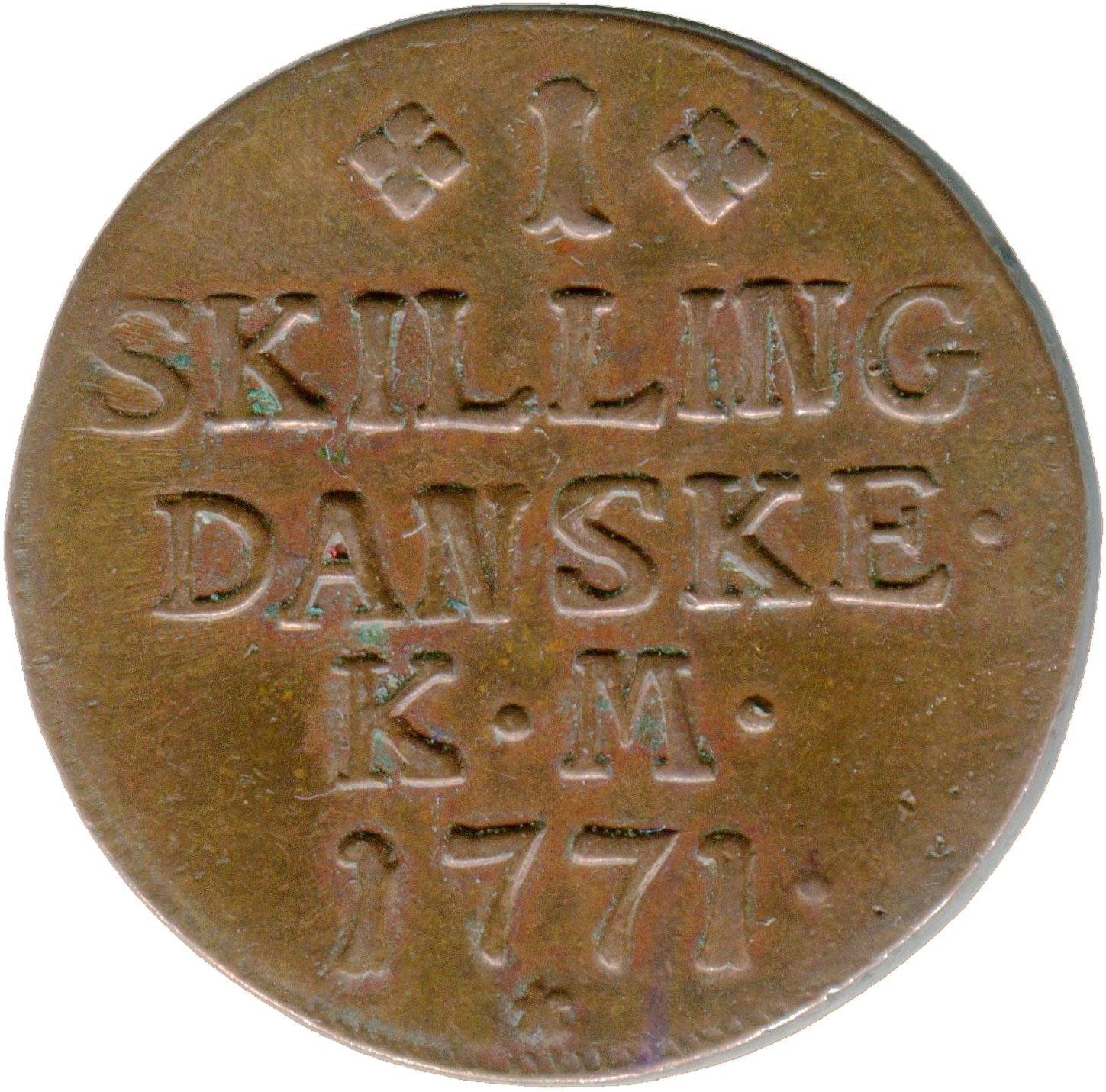 Reverse die C638, Copenhagen Type 6